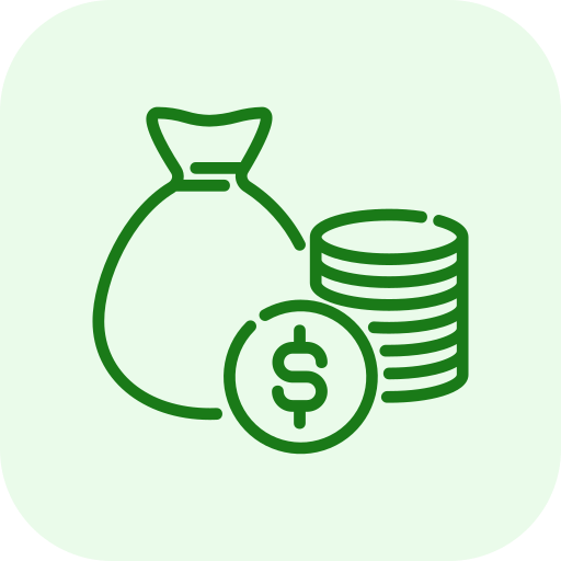Financial Services IT Support Icon